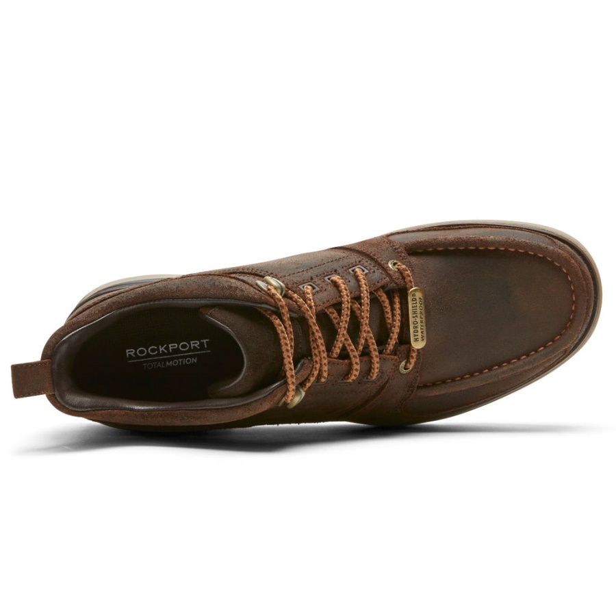 Rockport Herre Total Motion Trek Umbwe Støvel-vanntett Snus