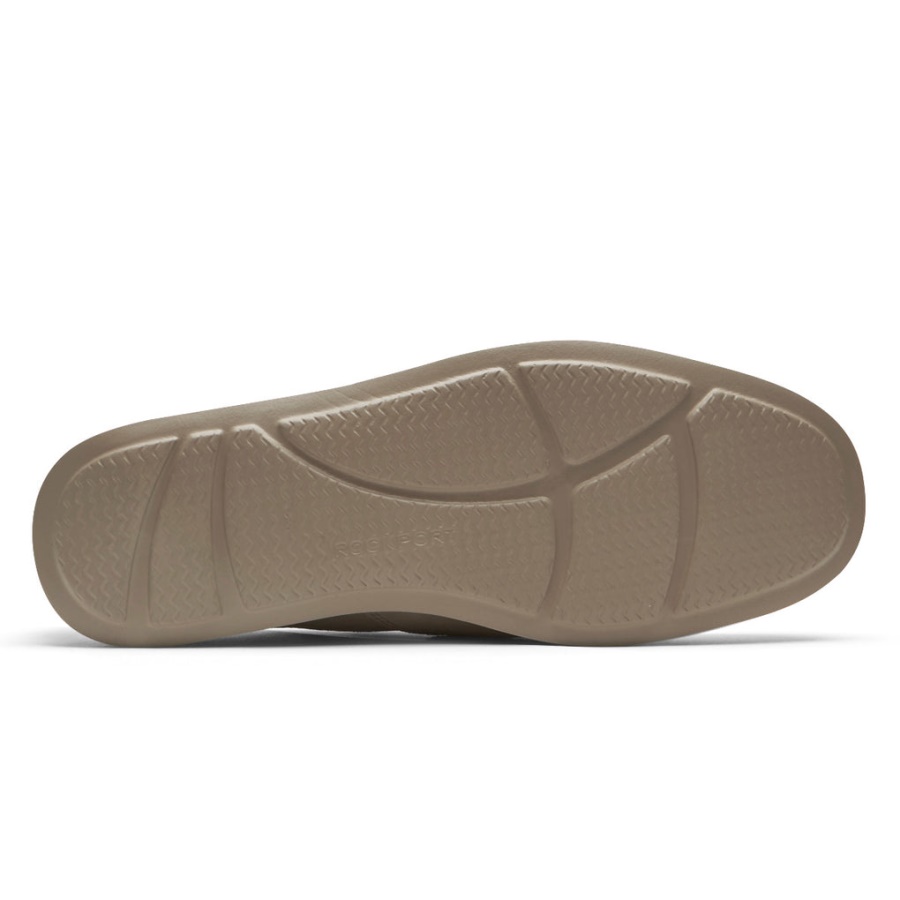 Rockport Herre Tucker Venetiansk Crush Back Loafer Rocksand