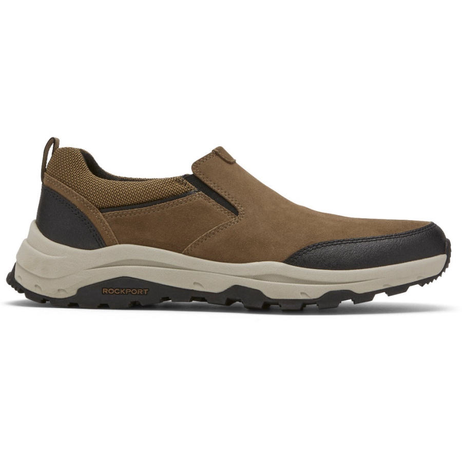 Rockport Menn Xcs Birchfield Slip-on Trekker Ny Vicuna Semsket Skinn