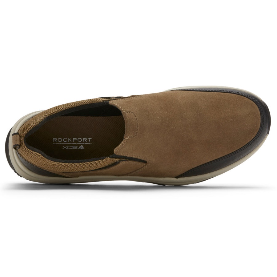 Rockport Menn Xcs Birchfield Slip-on Trekker Ny Vicuna Semsket Skinn