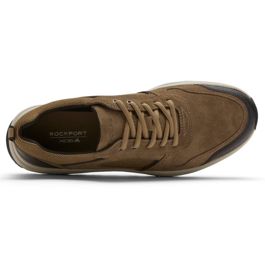 Rockport Menn Xcs Birchfield Ubal Trekker Ny Vicuna Semsket Skinn