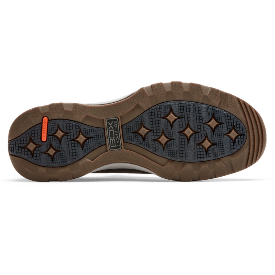 Rockport Menn Xcs Spruce Peak Slip-on Sneaker Ny Kjole Blues Skinn Mesh