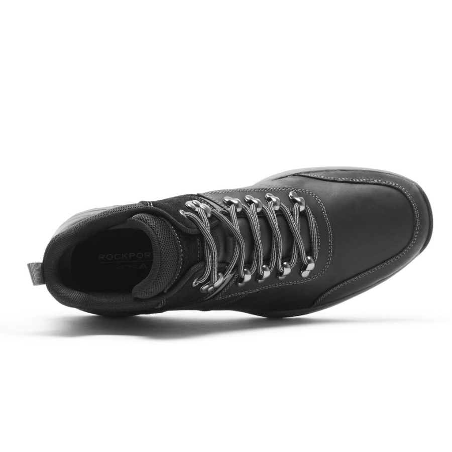 Rockport Menn Xcs Spruce Peak Trekker Støvel-vanntett Svart