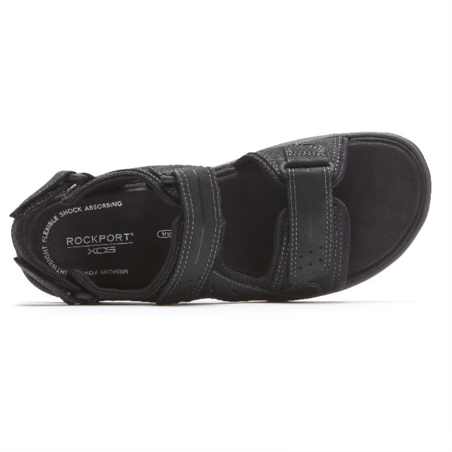 Rockport Herre Xcs Trail Teknikk Justerbar Sandal Svart