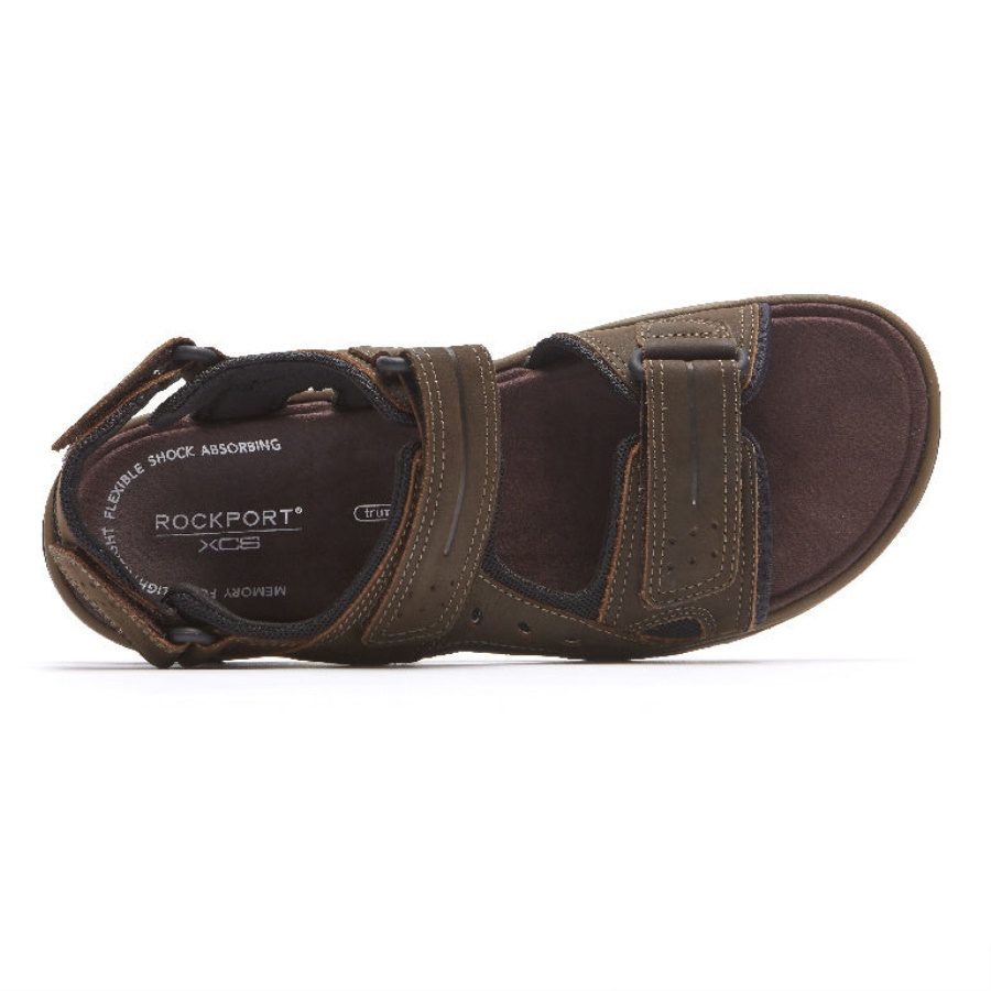 Rockport Herre Xcs Trail Teknikk Justerbar Sandal Brun