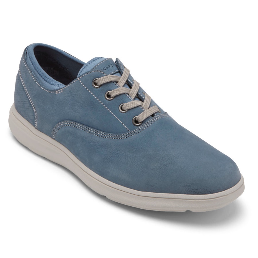Rockport Menns Frø Cvo Sneaker Blue Heaven Nubuck