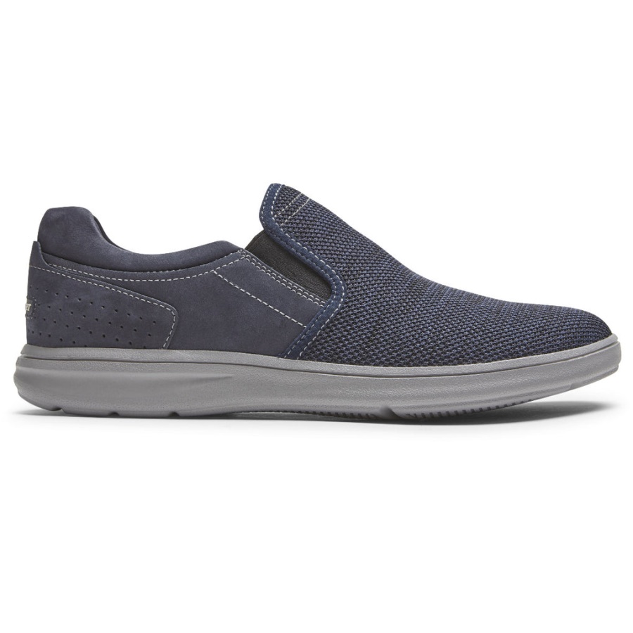 Rockport Menns Zaden Slip-on Marine Nubuck Mesh