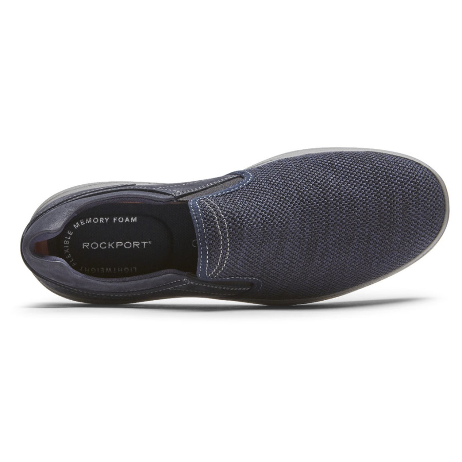 Rockport Menns Zaden Slip-on Marine Nubuck Mesh