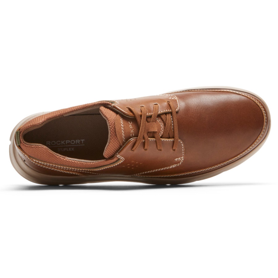 Rockport Herre Truflex Cayden Plain Toe Sneaker Tre Skinn