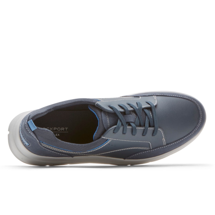Rockport Herre Truflex Cayden Sneaker Ny Kjole Blues Semsket Skinn