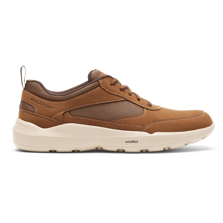 Rockport Truflex Evolution Sneaker Tan For Menn