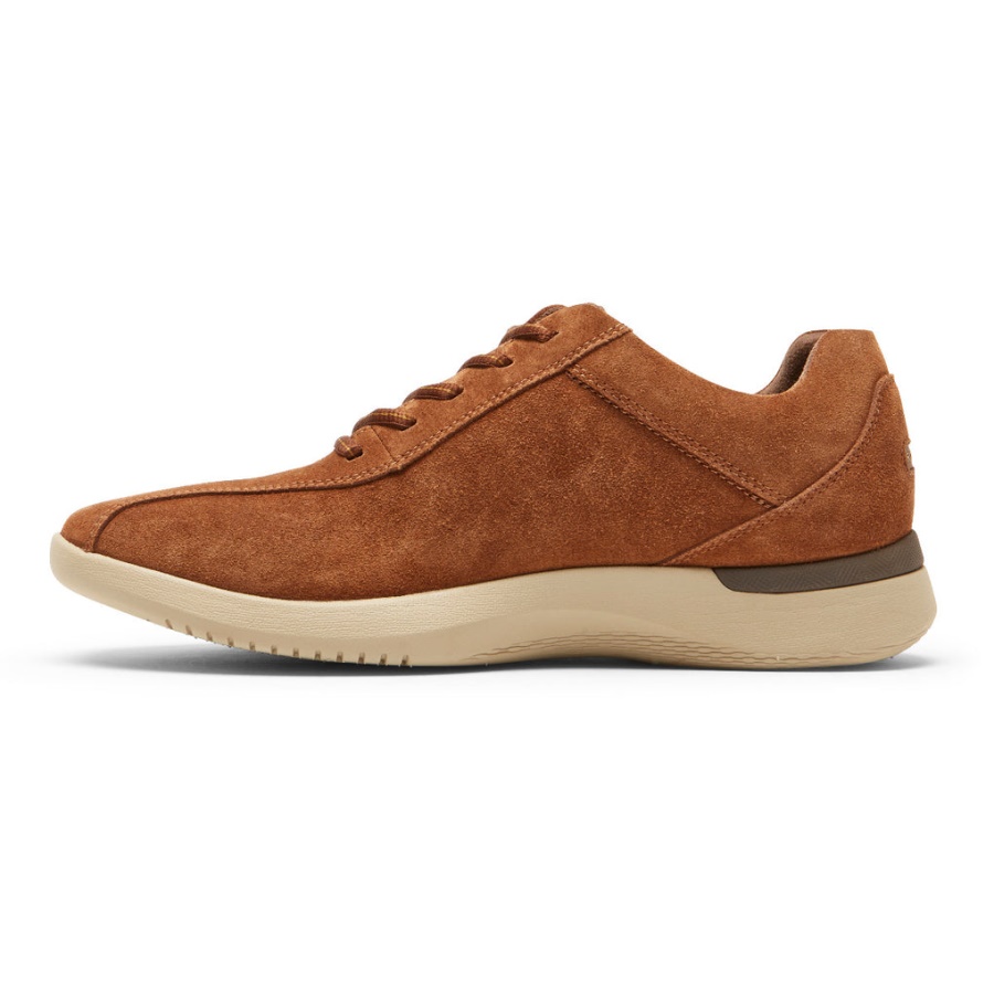Rockport Herre Truflex Fly Taconic Sneaker Tan Semsket Skinn
