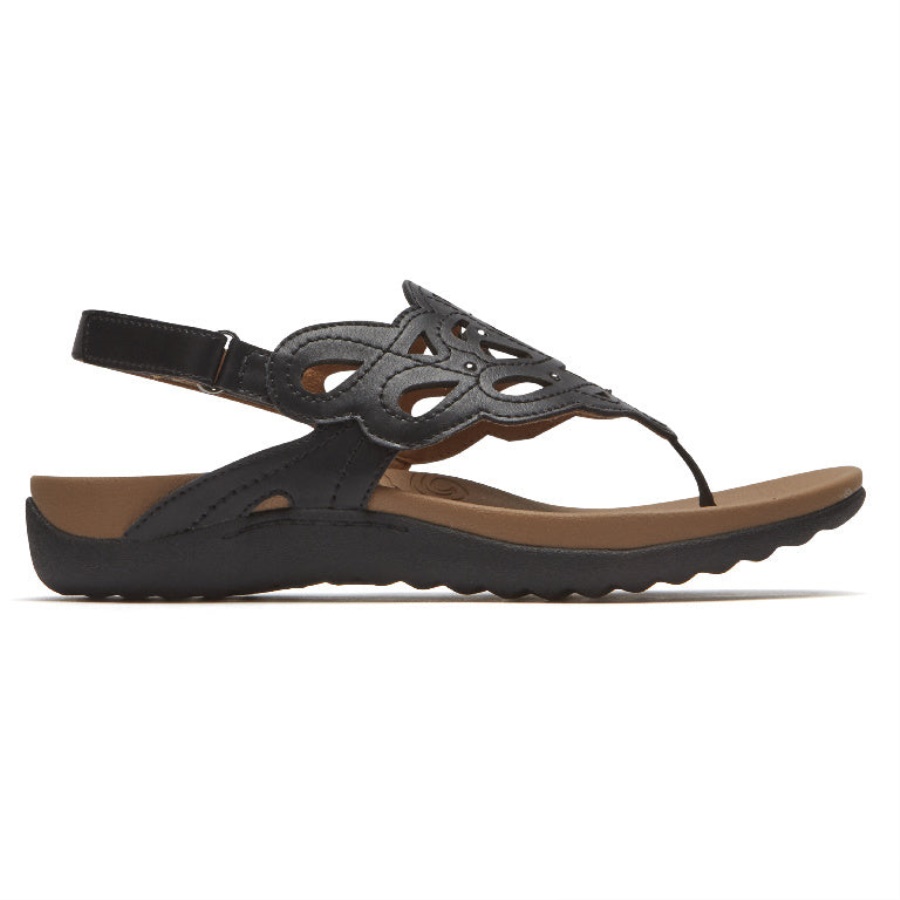 Rockport Ridge Sling Sandal Svart