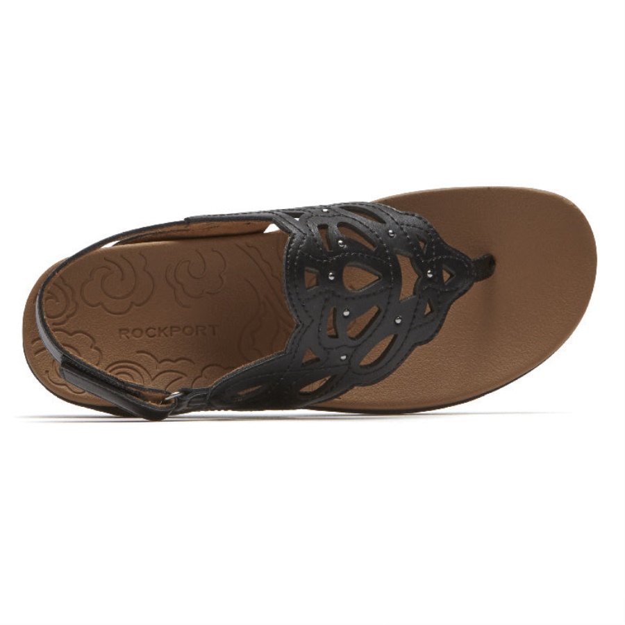 Rockport Ridge Sling Sandal Svart