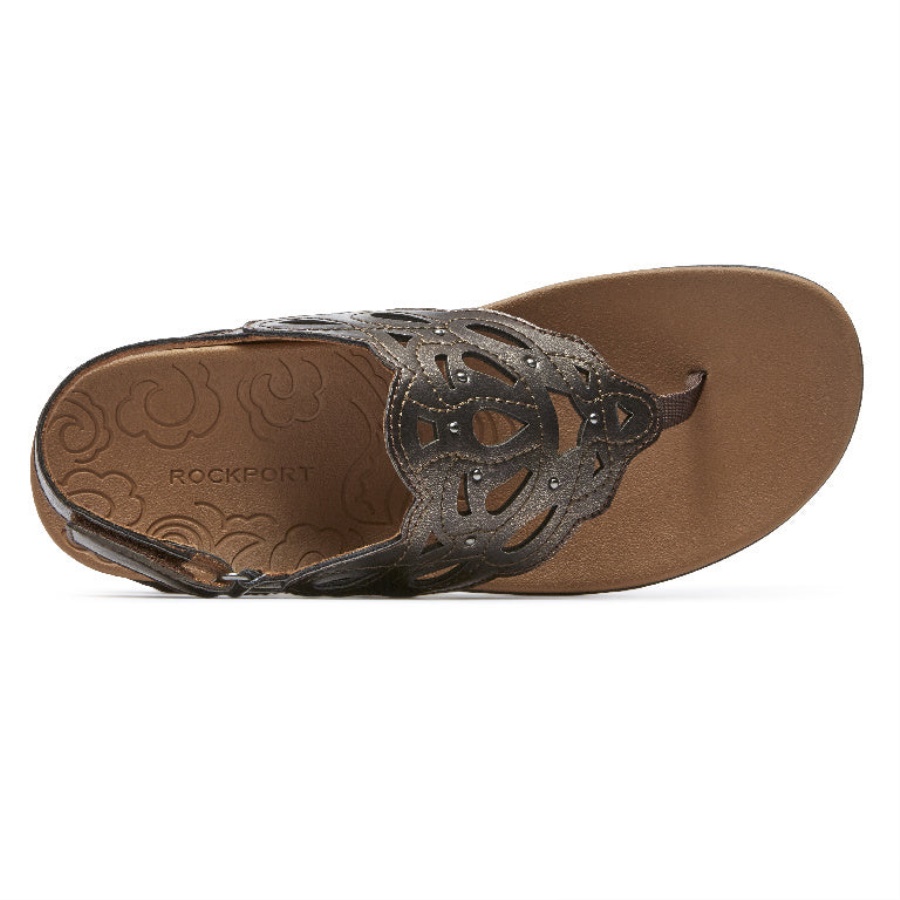 Rockport Ridge Sling Sandal Bronse