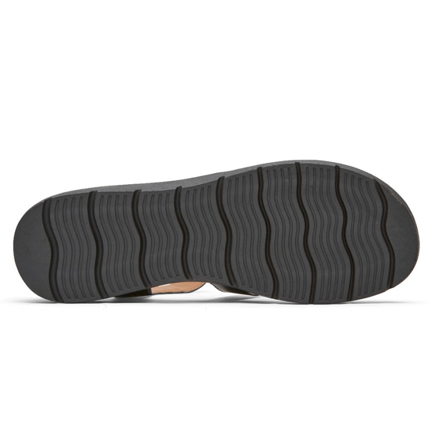 Rockport Kvinners Abbie T-rem Sandal Svart