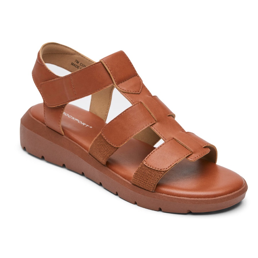 Rockport Kvinners Abbie T-rem Sandal Picante