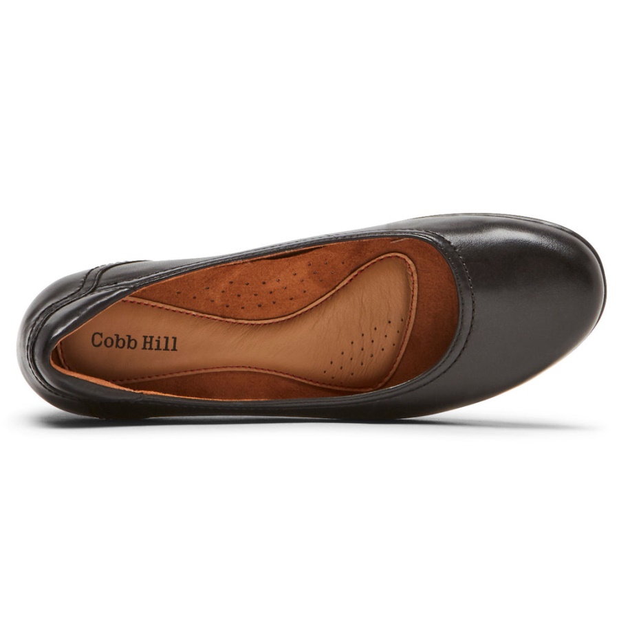 Rockport Dame Adaline Hæl Svart Skinn