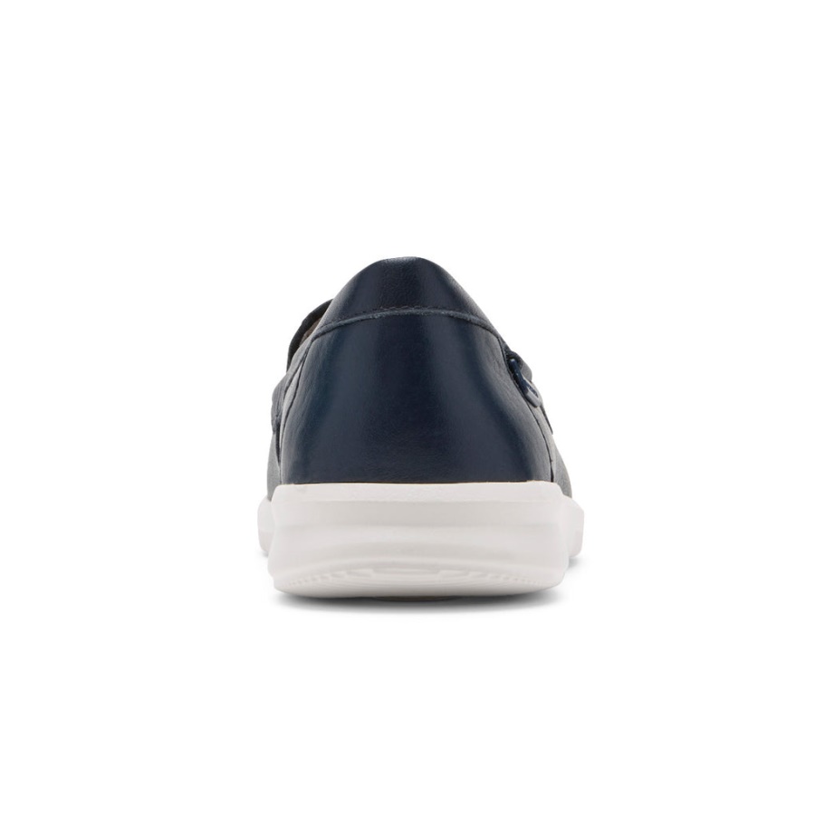 Rockport Dame Ayva Vaskbar Loafer Marine Vaskbart Skinn