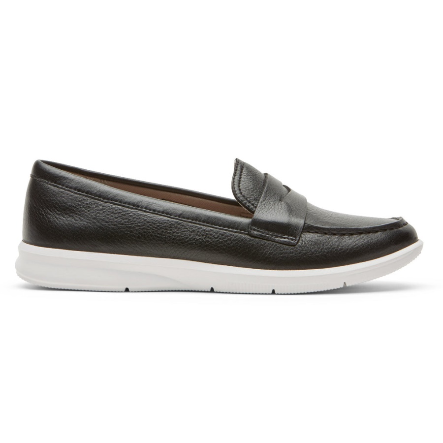 Rockport Dame Ayva Vaskbar Penny Loafer Svart