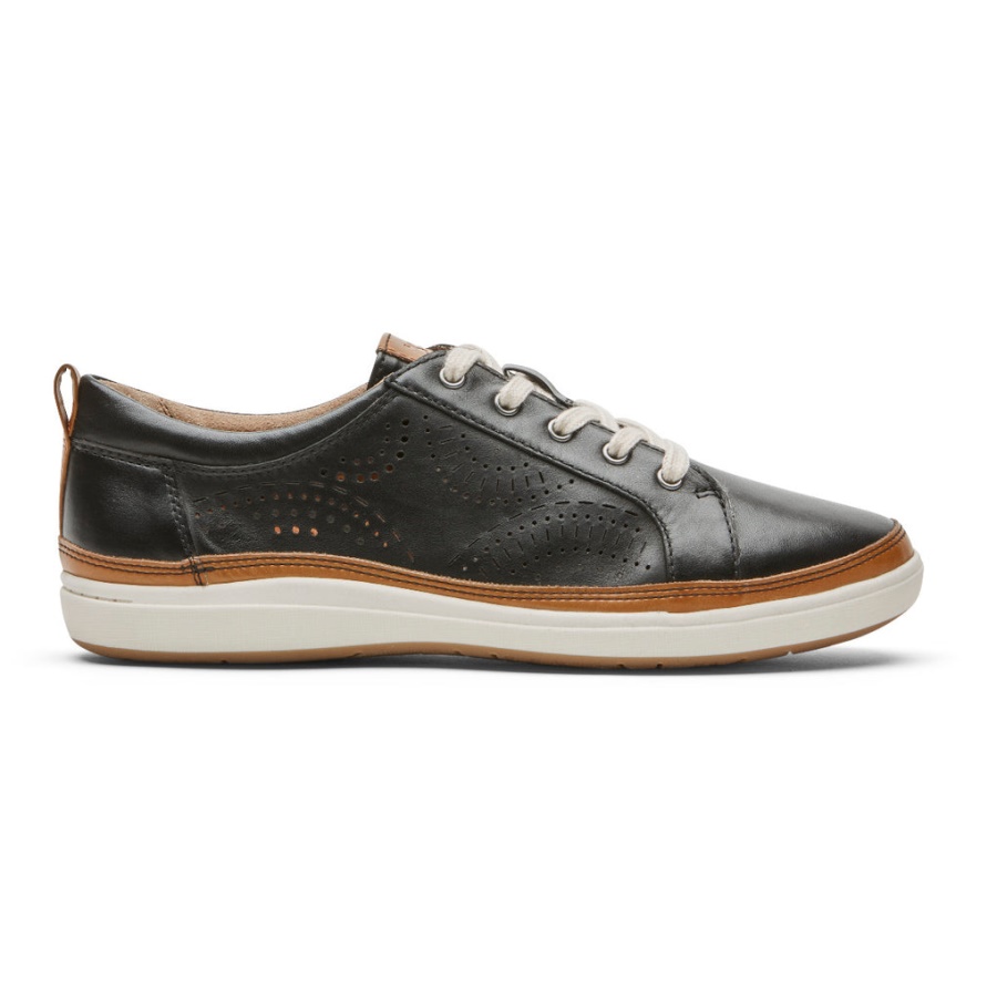Rockport Dame Bailee Sneaker Svart Skinn