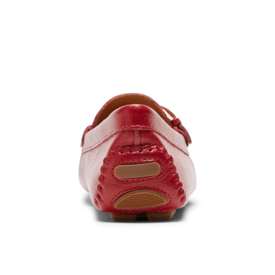 Rockport Dame Bayview Spenne Loafer Scarlet Rød