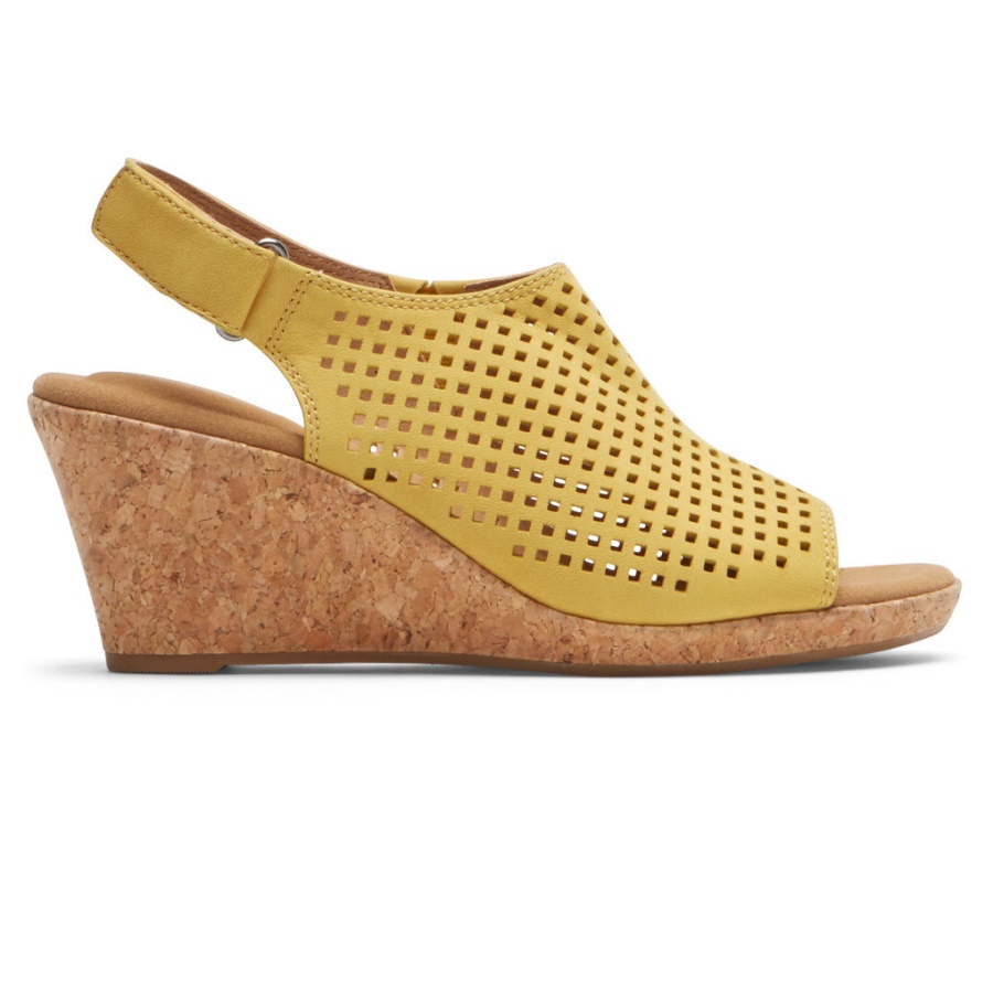 Rockport Dame Briah Perf Slynge Sandal Søt Mais