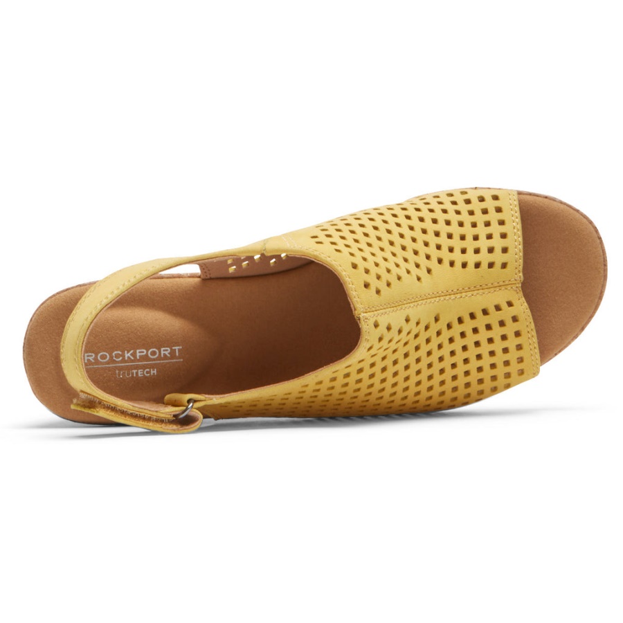 Rockport Dame Briah Perf Slynge Sandal Søt Mais
