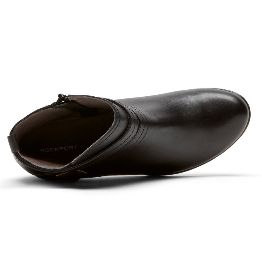 Rockport Kvinners Carly Strap Boot Svart