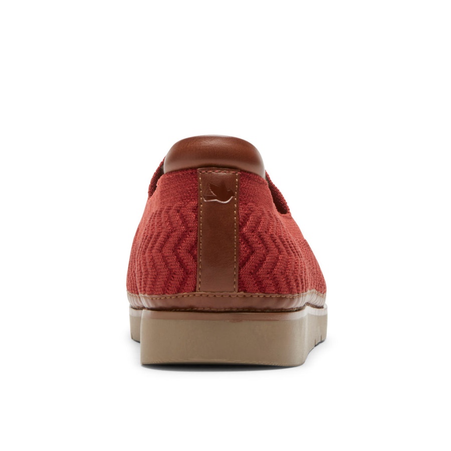 Rockport Dame Cobb Hill Camryn Slip-on Rust Tekstil øko