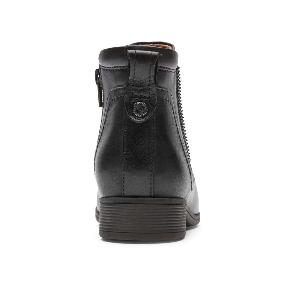 Rockport Crosbie Gore Bootie For Kvinner Svart