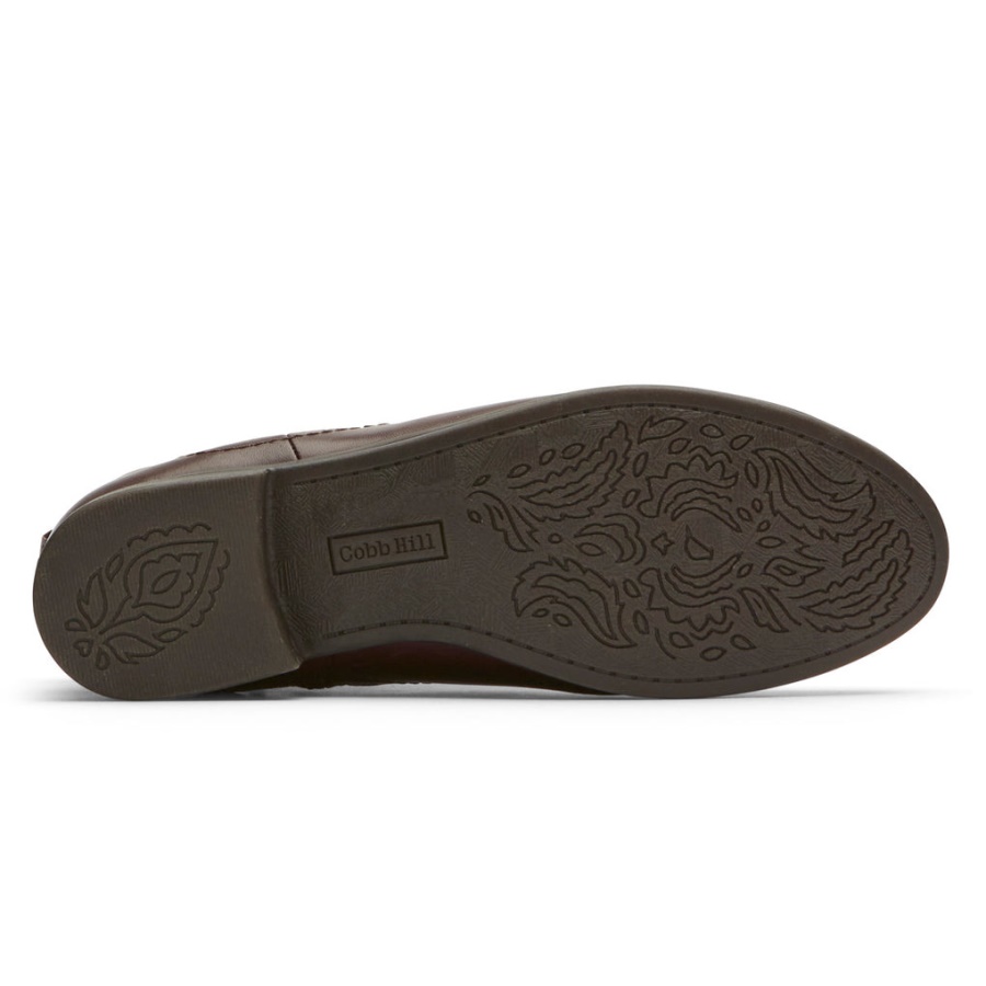 Rockport Kvinners Crosbie Gore Bootie Brun