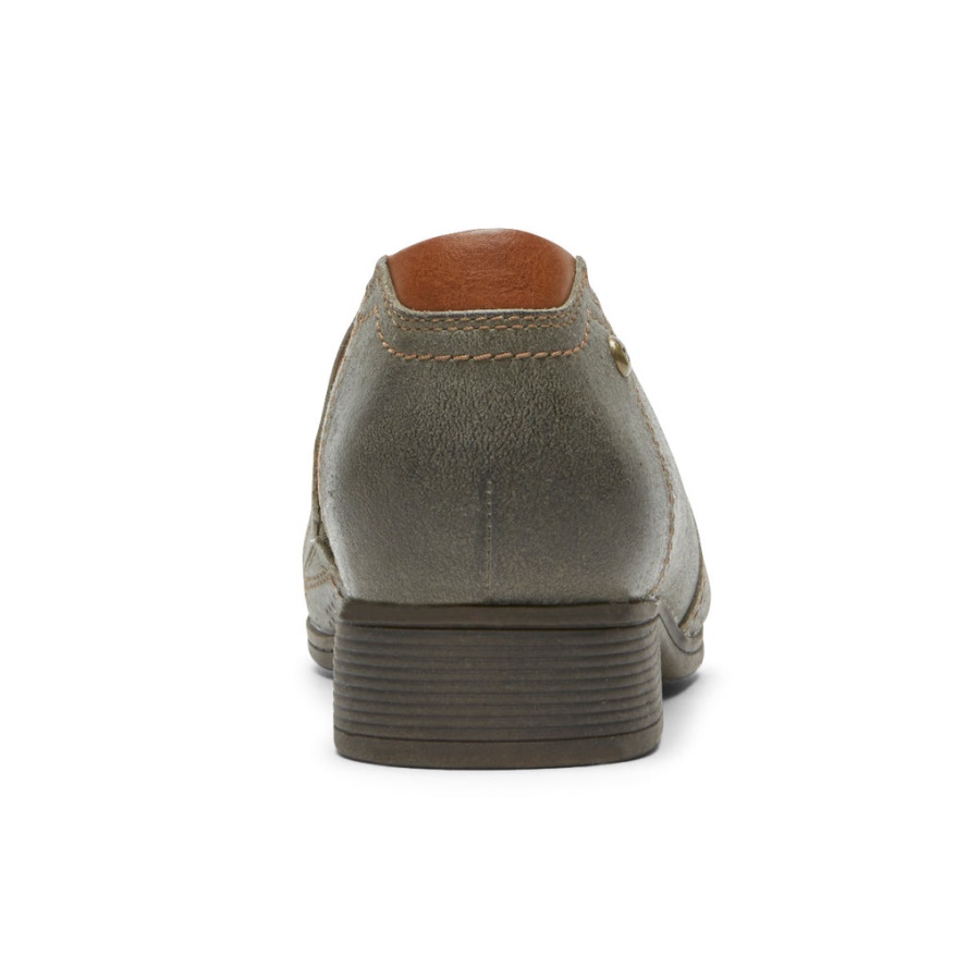 Rockport Kvinners Crosbie Slip-on Grå Grønn
