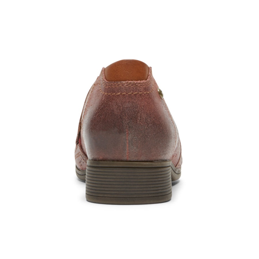 Rockport Dame Crosbie Slip-on Rød