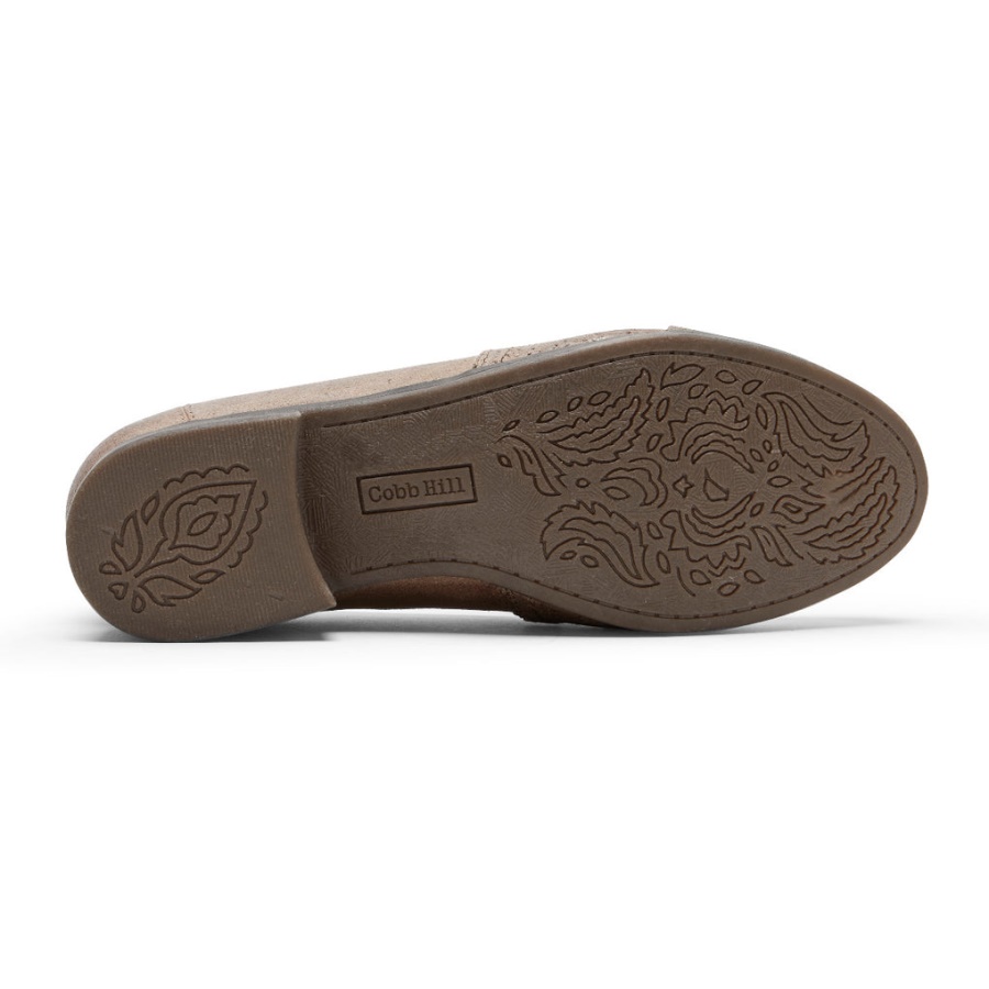 Rockport Crosbie Slip-on Taupe For Kvinner
