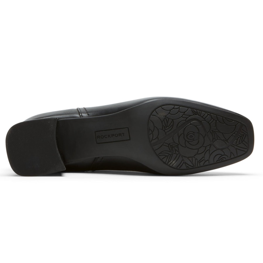 Rockport Dames Deidra Bootie Svart Lthr