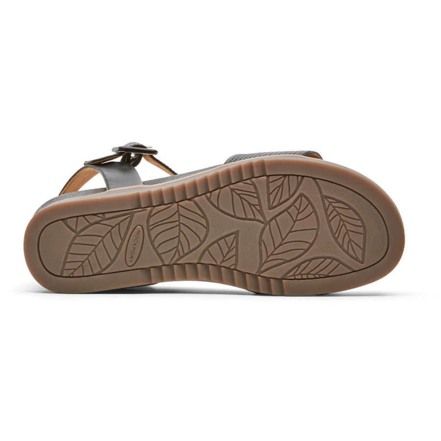 Rockport Dame Delanie Sandal Svart