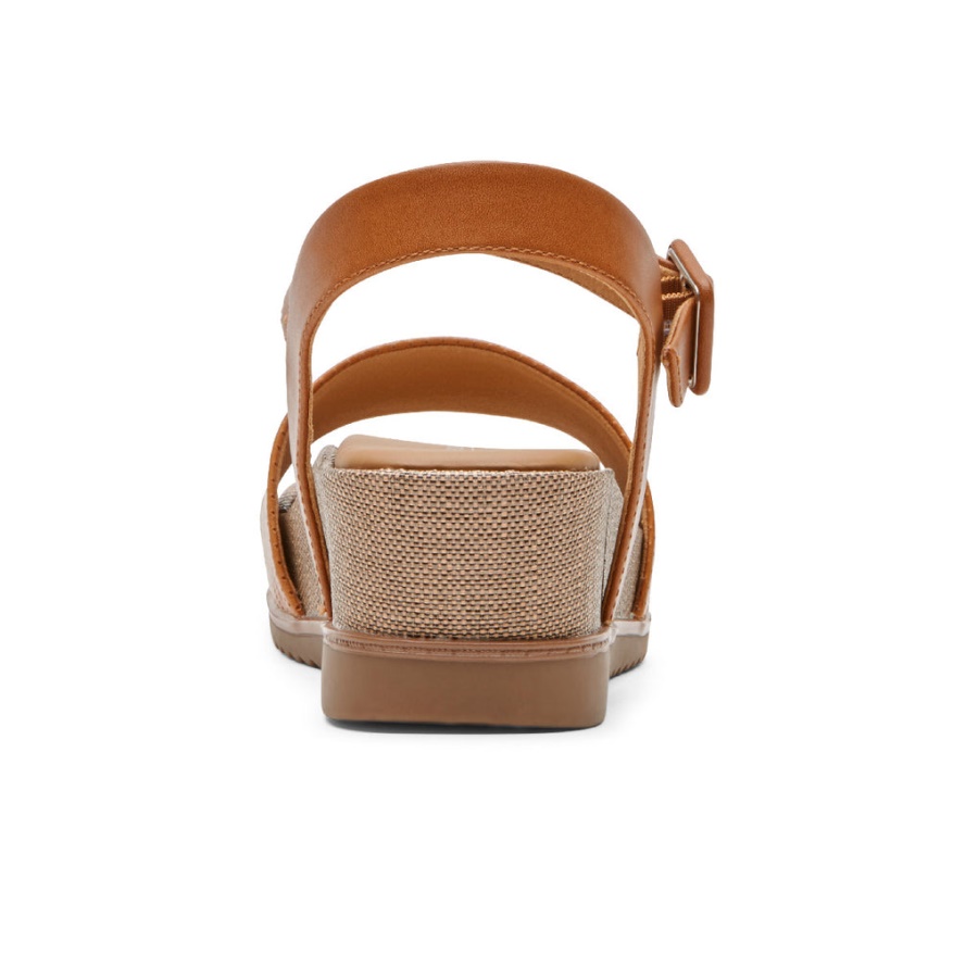 Rockport Dame Delanie Sandal Honning
