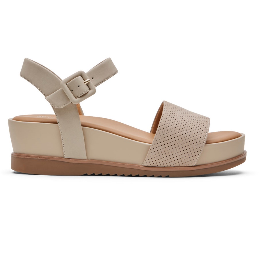 Rockport Dame Delanie Sandal Hummus