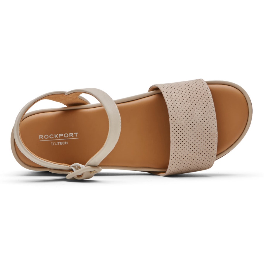Rockport Dame Delanie Sandal Hummus