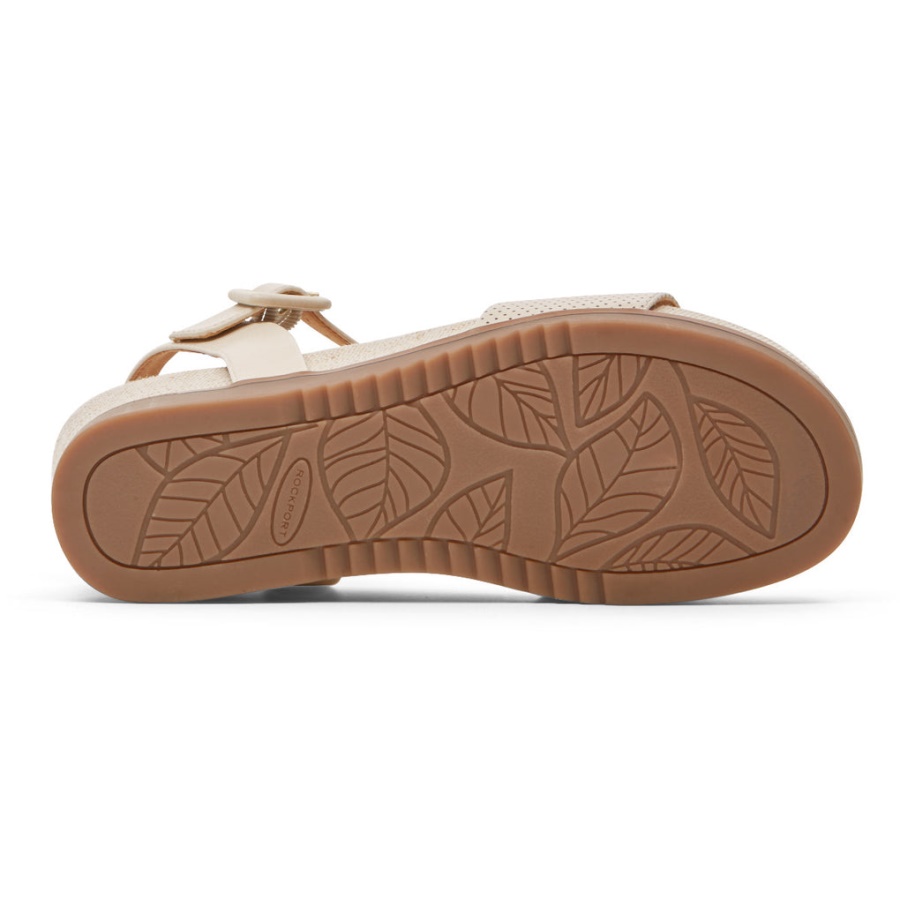 Rockport Dame Delanie Sandal Vanilje