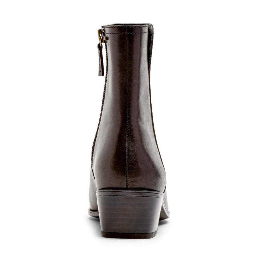 Rockport Dame Geovana Mid Boot Svart Skinn Vanntett