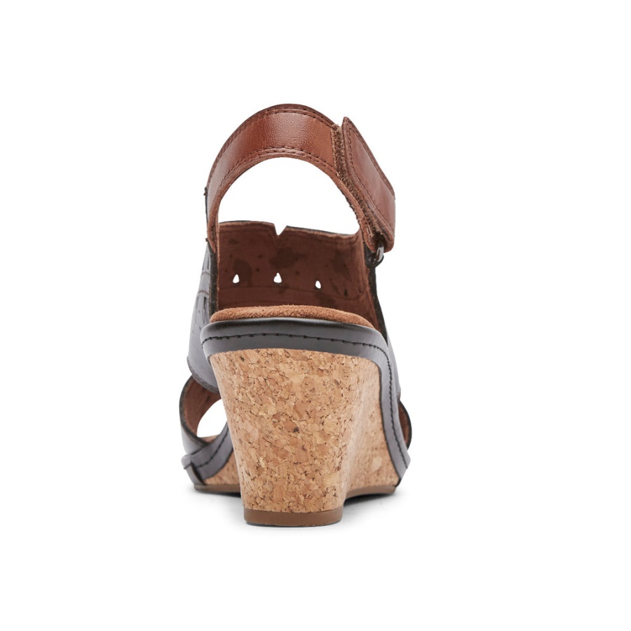 Rockport Dame Janna Perforert Slingback Svart