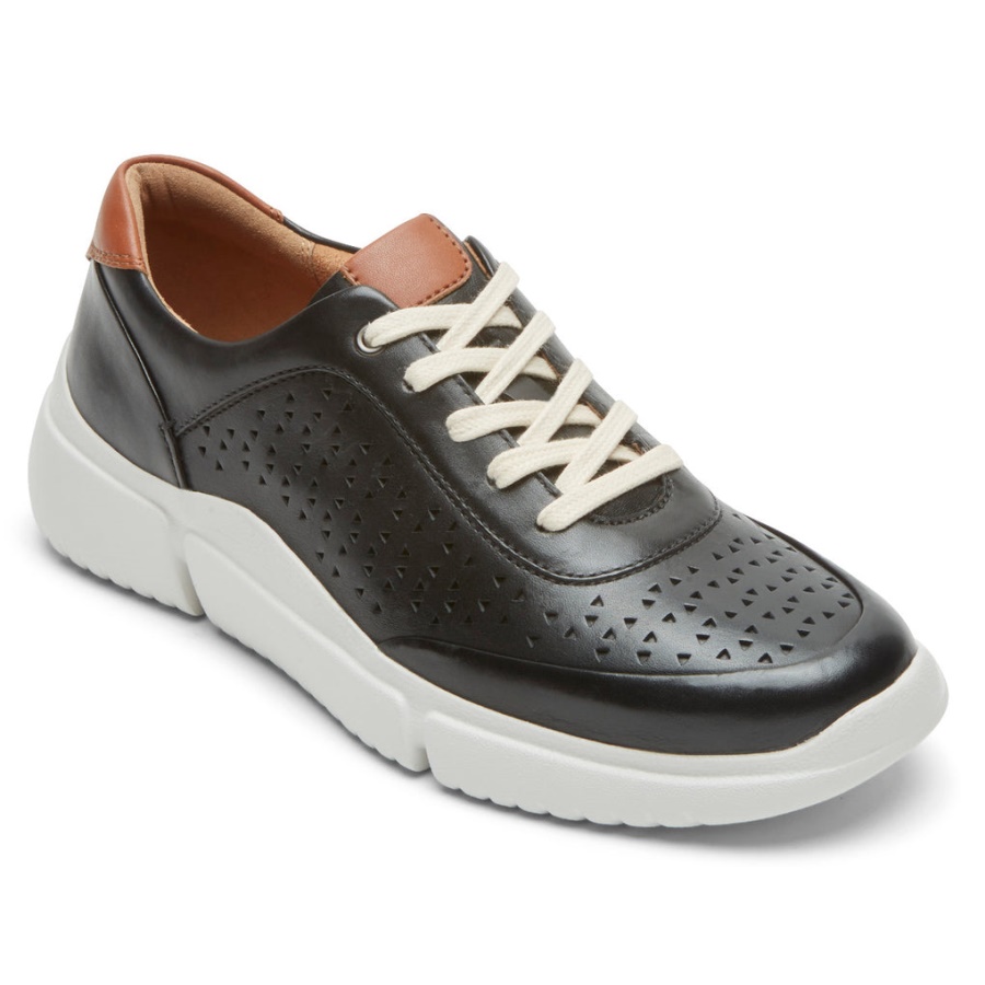 Rockport Kvinners Juna Perforert Sneaker Svart