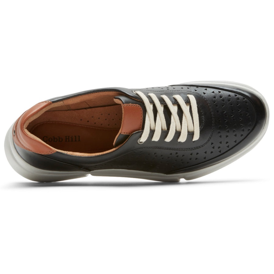 Rockport Kvinners Juna Perforert Sneaker Svart