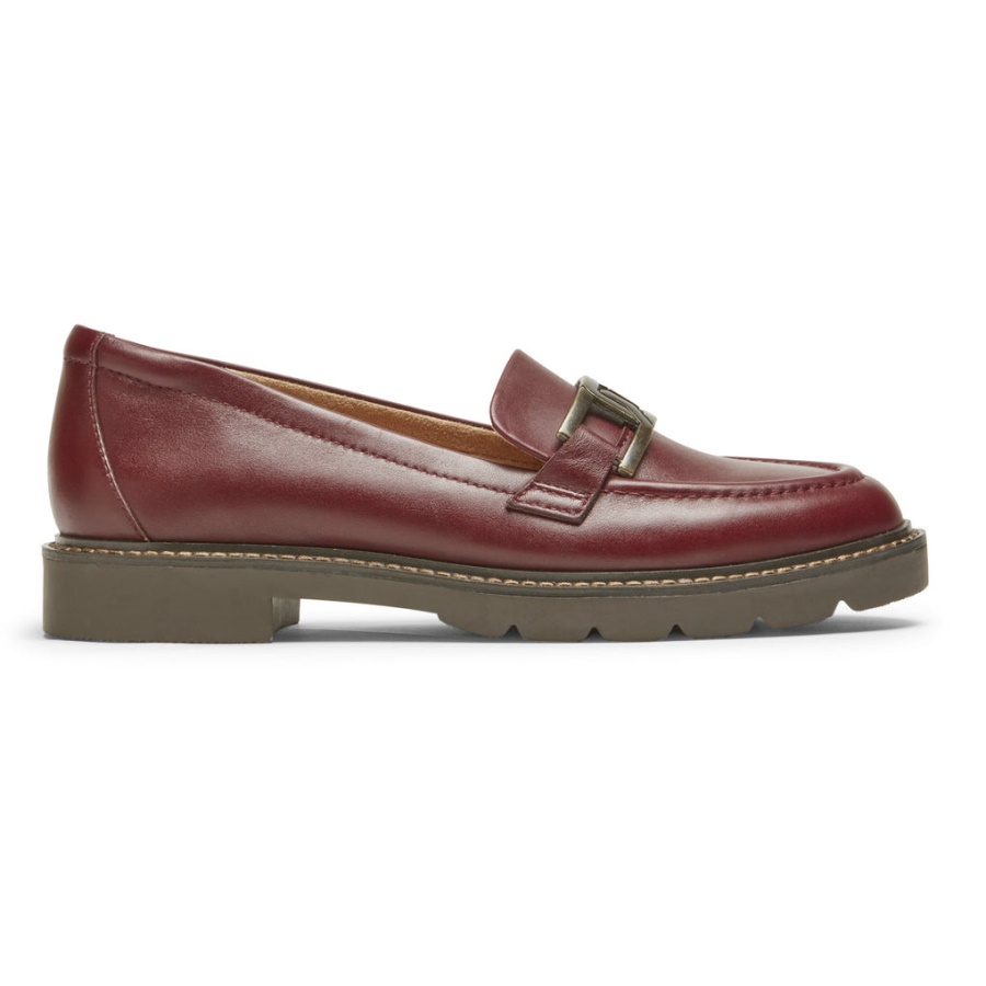 Rockport Dame Kacey Chain Loafer Tawny Port
