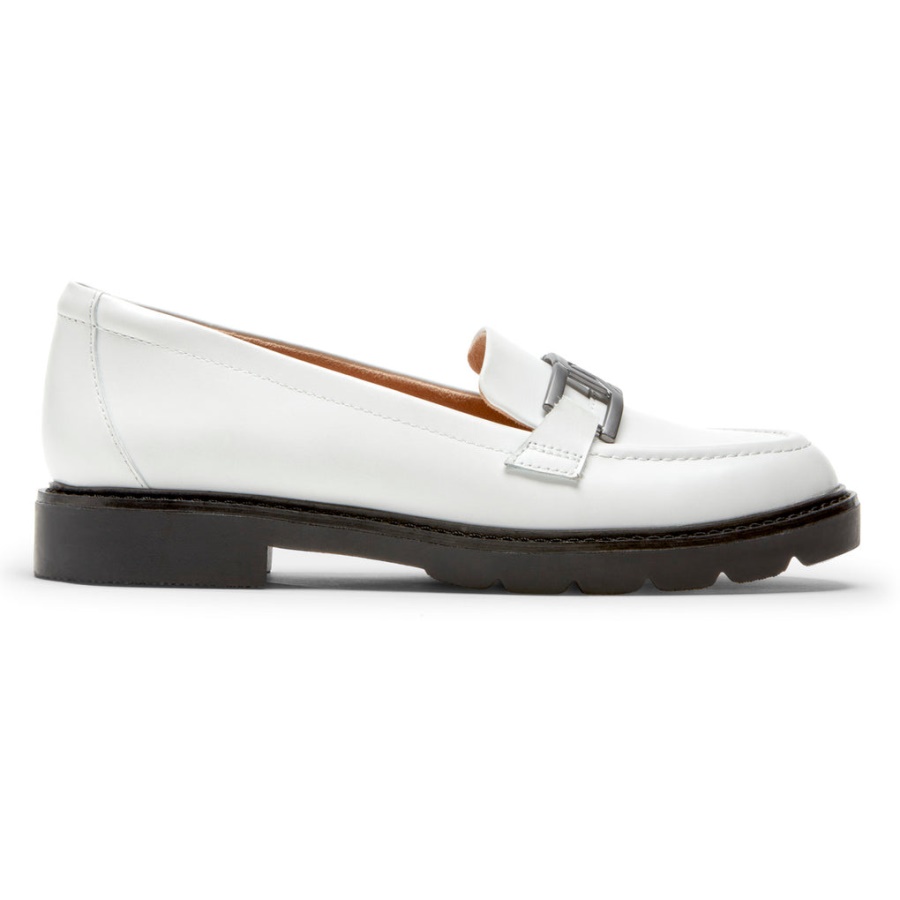 Rockport Dame Kacey Chain Loafer Hvit