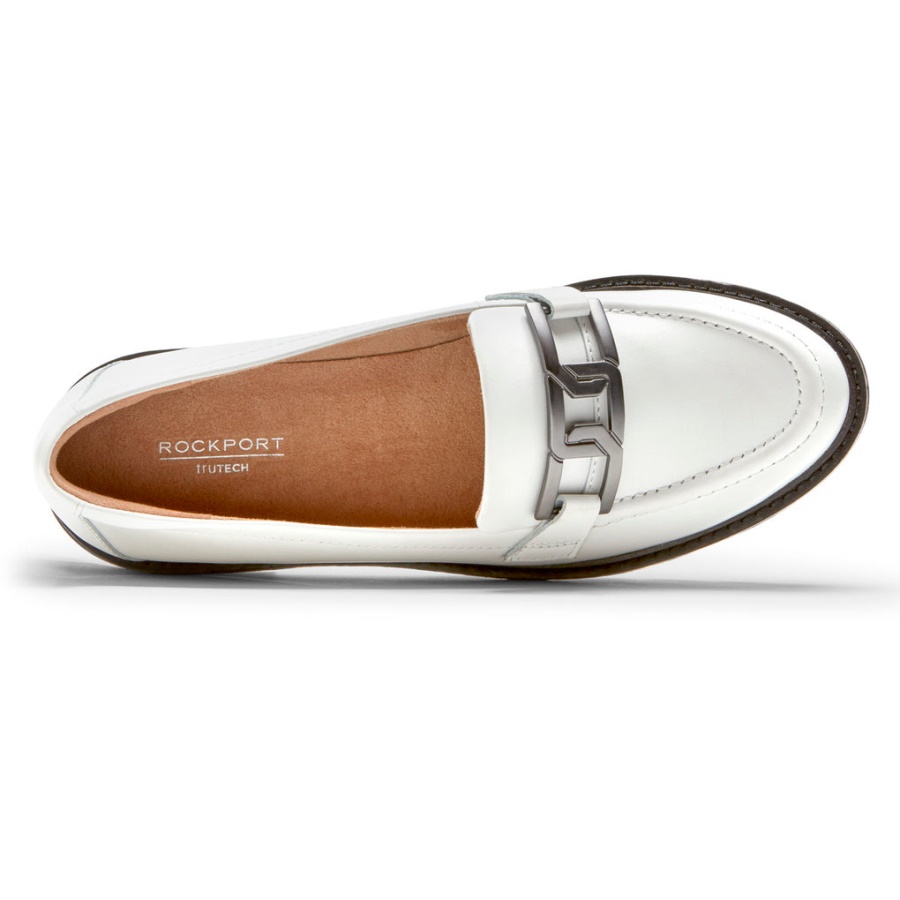 Rockport Dame Kacey Chain Loafer Hvit