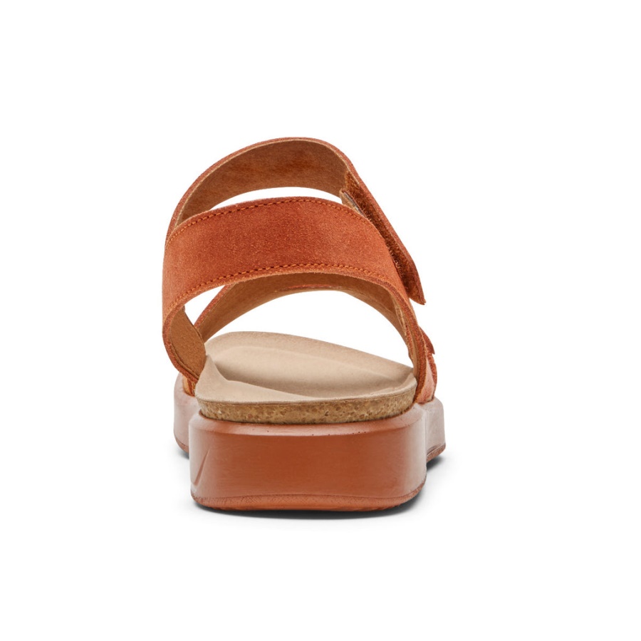 Rockport Dame Kells Bay 3-stropper Sandal Picante