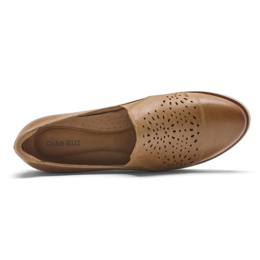 Rockport Kvinners Laci Twin-gore Slip-on Honningskinn